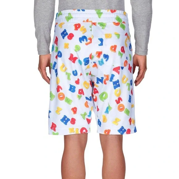 Moschino Refrigerator Magnet Alphabet Graphic Shorts - Picture 2 of 7